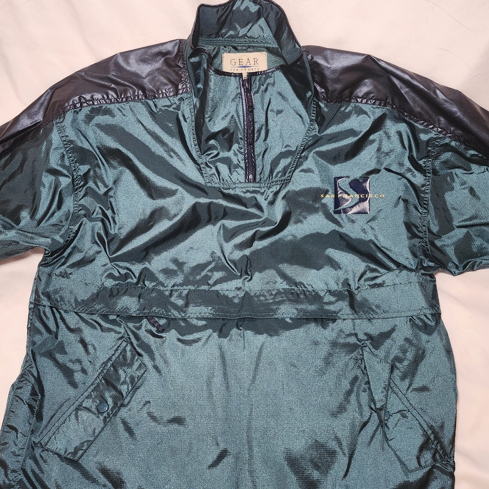 Vintage 90's Sporty Athletic Gear for Sports San Francisco Windbreaker Pullover